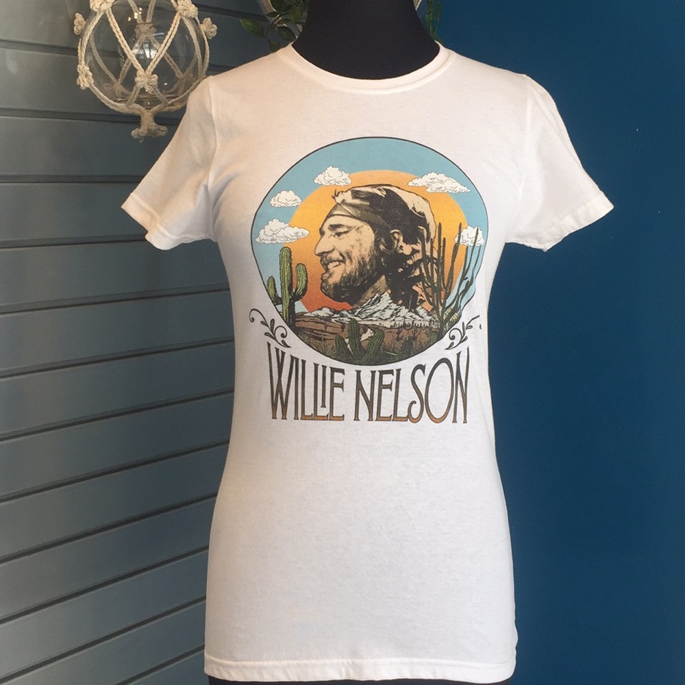 Willie Nelson Desert Sunset Juniors Tee